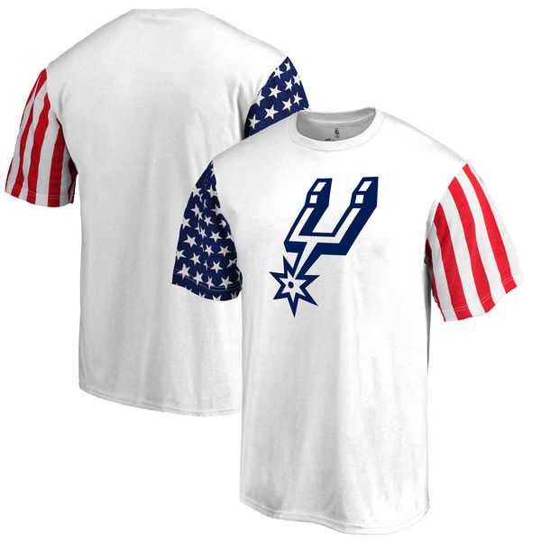 Men's San Antonio Spurs Fanatics Branded Stars & Stripes T-Shirt White FengYun,We sell and wholesale Men's San Antonio Spurs Fanatics Branded Stars & Stripes T-Shirt White FengYun on line form chian!